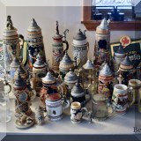 C16. Beer steins.